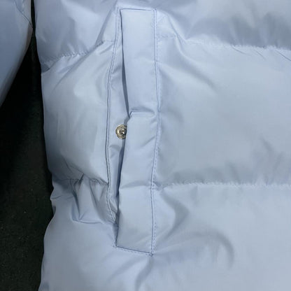 ICE BLUE HYPERDRIVE DETACHABLE HOOD PUFFER JACKET