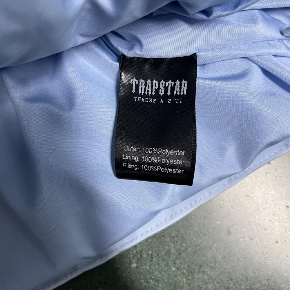 ICE BLUE HYPERDRIVE DETACHABLE HOOD PUFFER JACKET