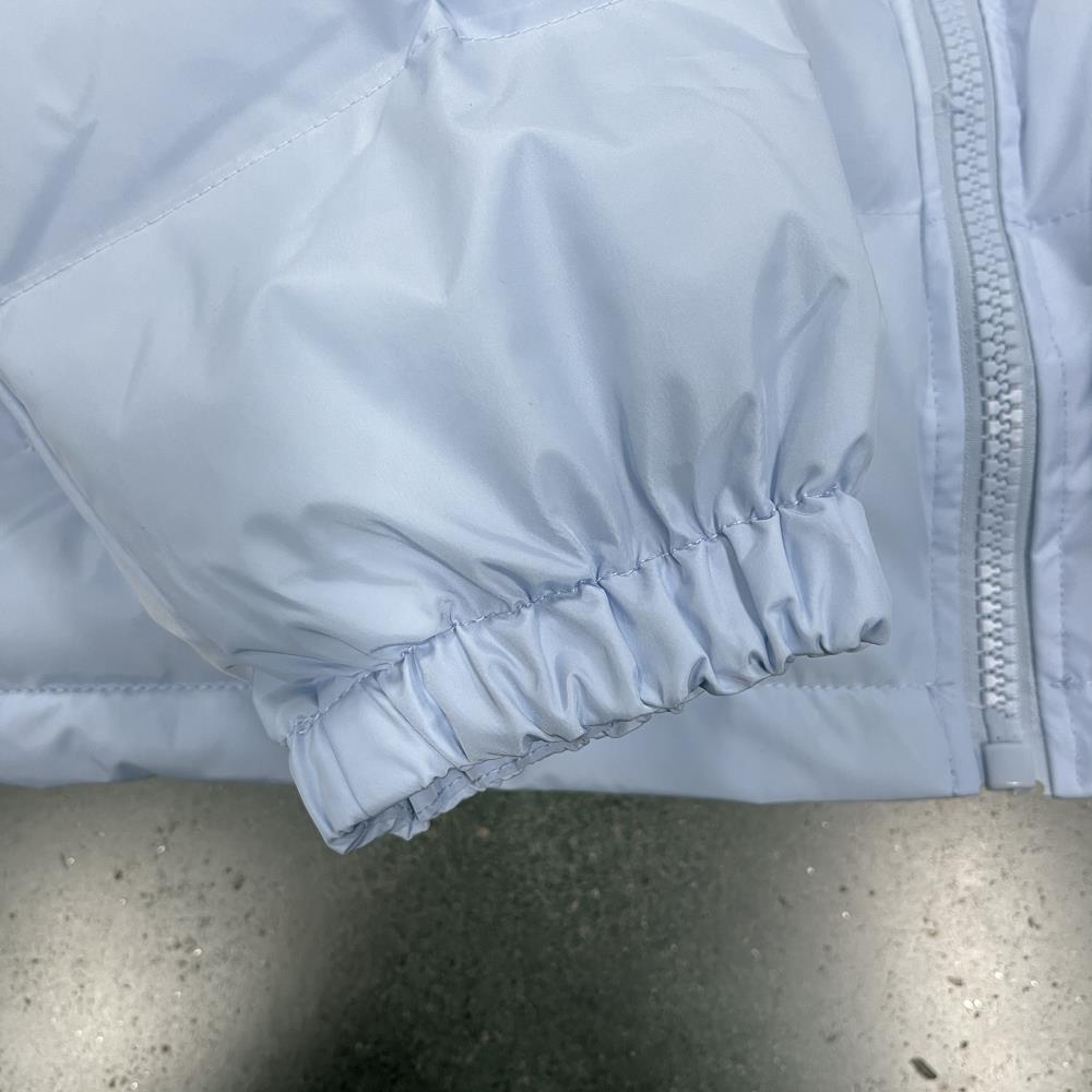 ICE BLUE HYPERDRIVE DETACHABLE HOOD PUFFER JACKET