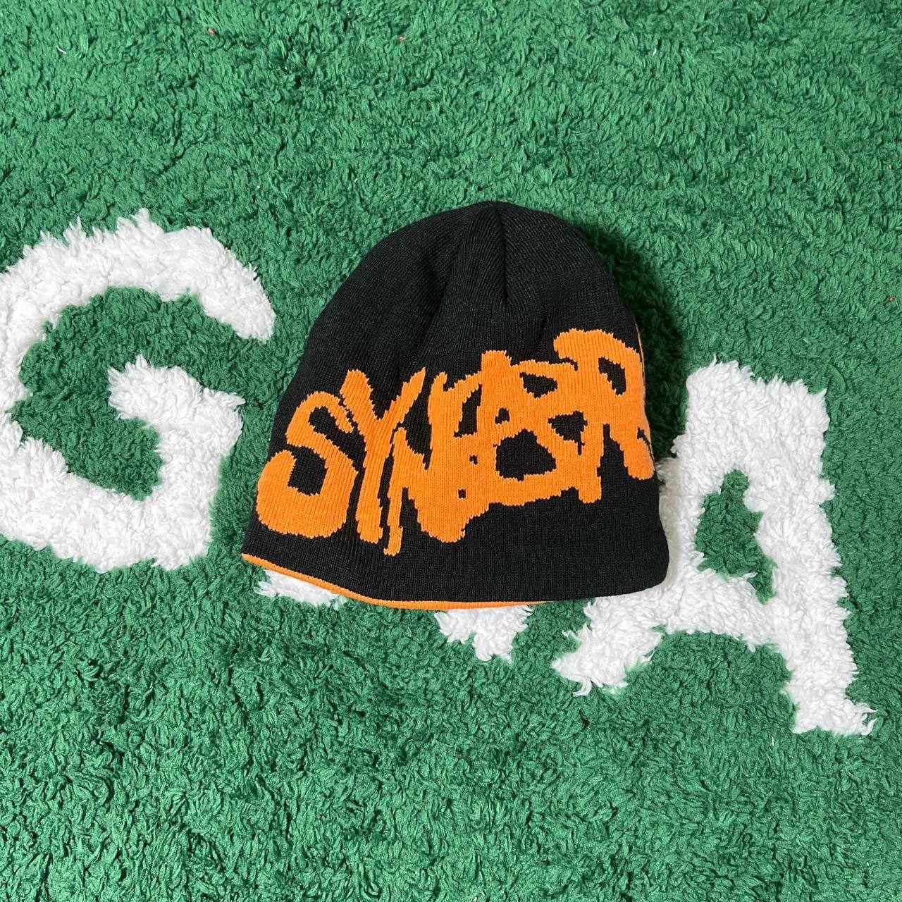 sy seamless cold hat Black Orange