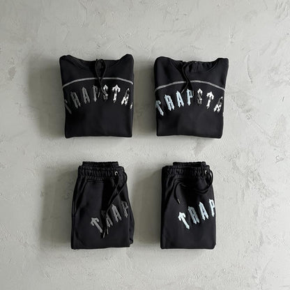 IRONGATE CHENILLE AECH HOODIE TRACKSUIT-BLACK/GREY CAMO