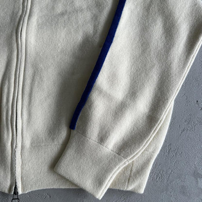 Knit zip up fleece