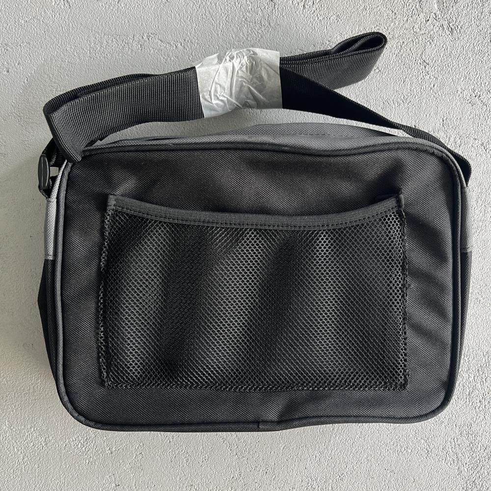 MT-gray and black color matching satchel