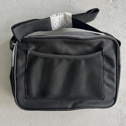 MT-gray and black color matching satchel