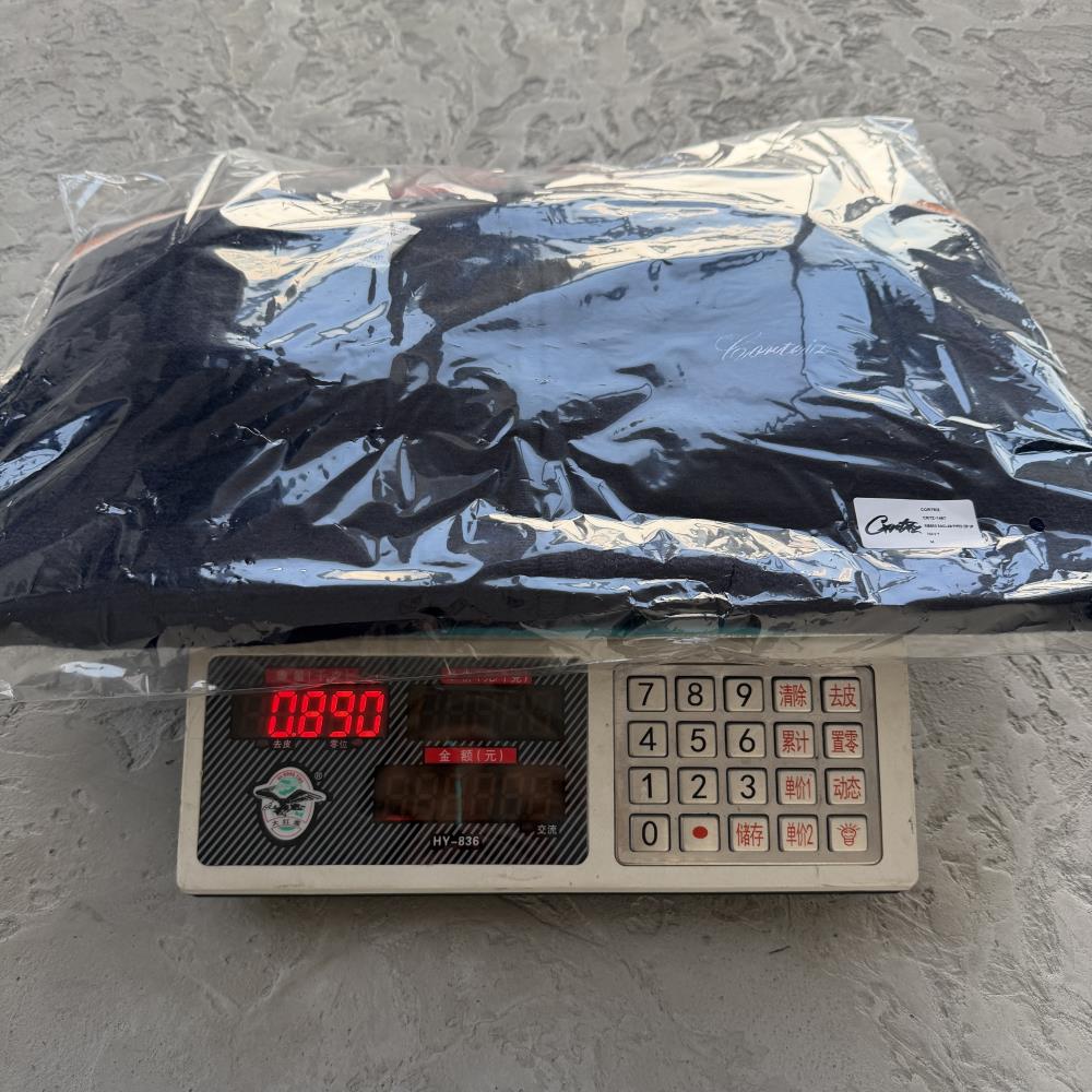 MULTI STRIPE KNIT ZIP UP [NAVY]