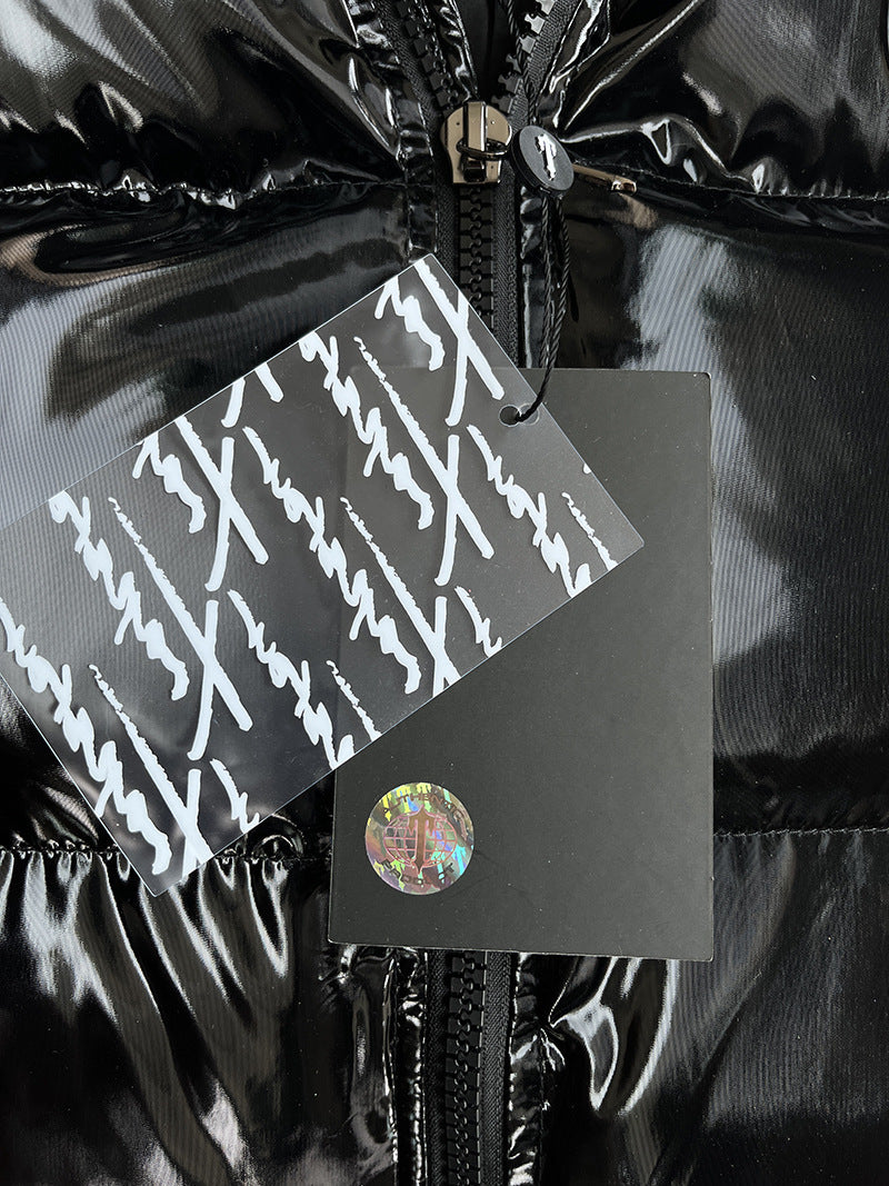 WOMEN'S DECODED HOODED PUFFER 2.0 JACKET -Shiny Black