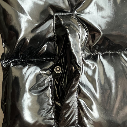 WOMEN'S DECODED HOODED PUFFER 2.0 JACKET -Shiny Black