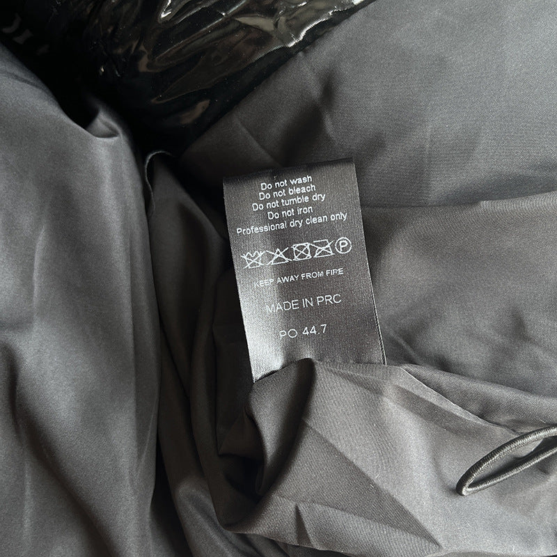 WOMEN'S DECODED HOODED PUFFER 2.0 JACKET -Shiny Black