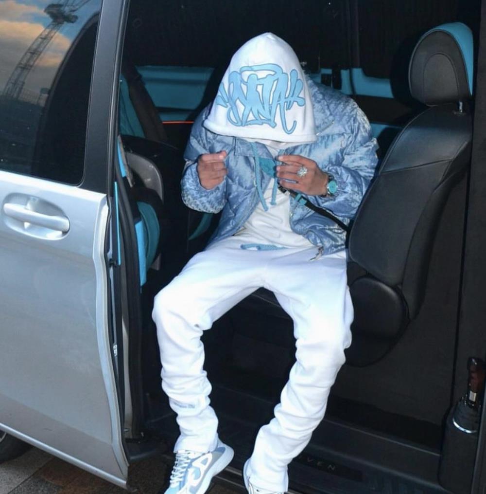 SY TRACKSUIT -white blue