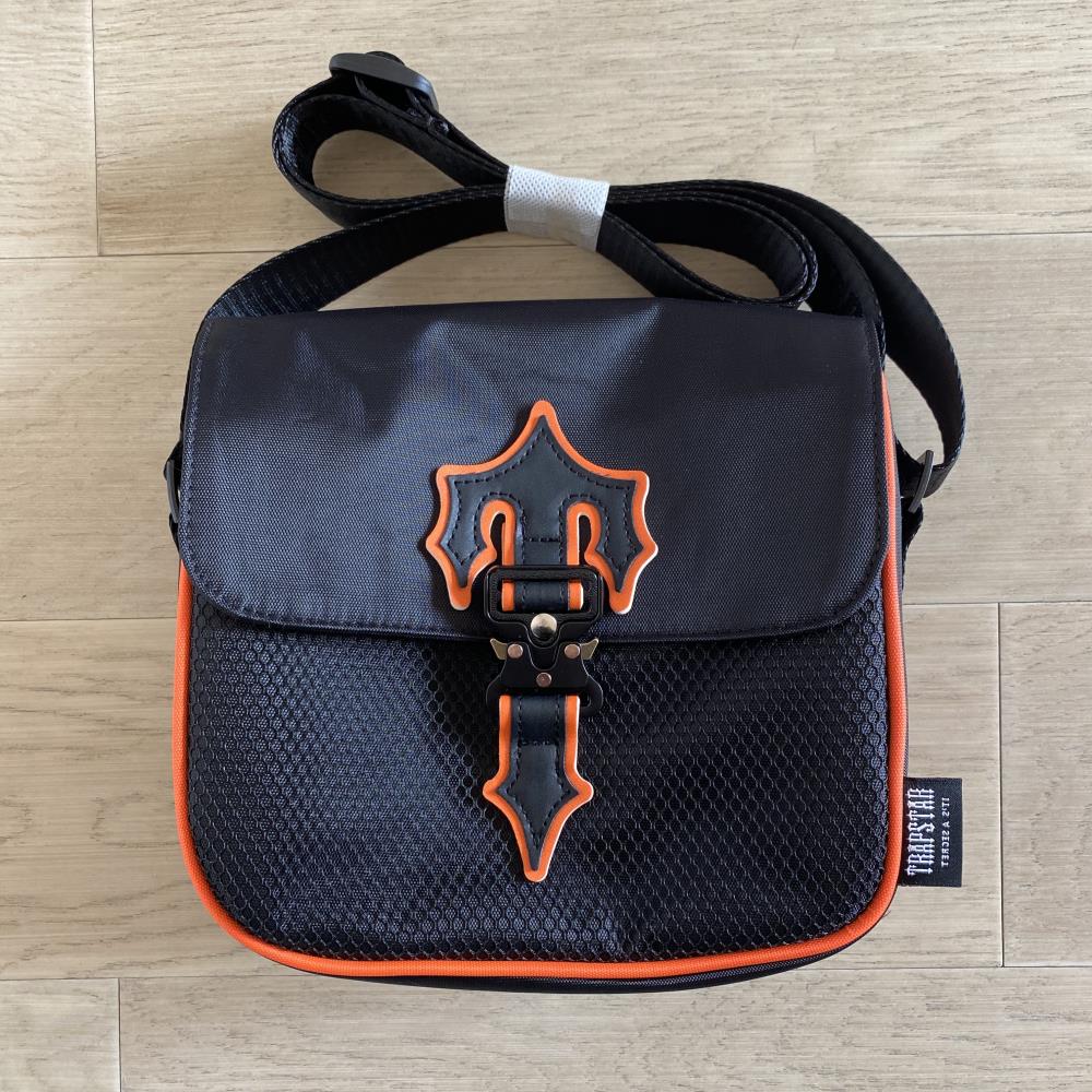 Trapstar Messenger Bag 1.0-Black/Orange