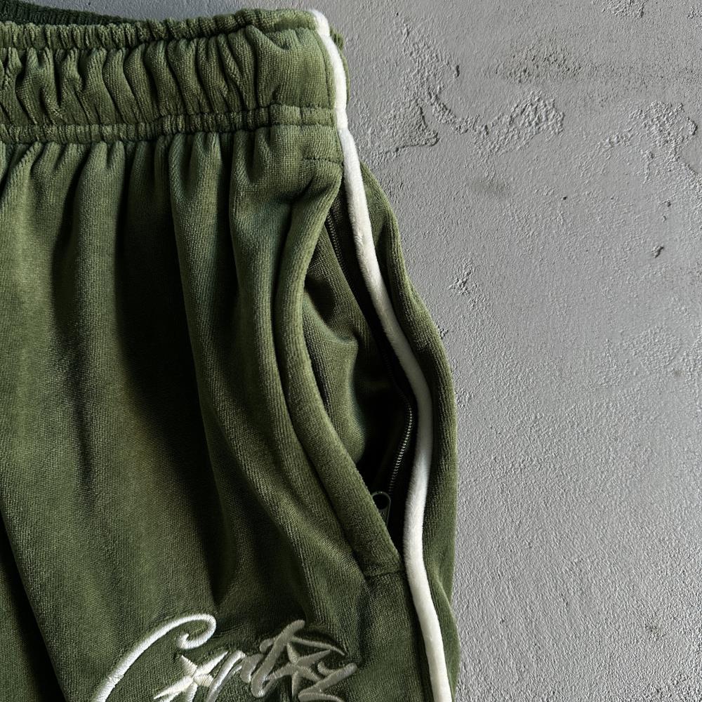Velor track set – Green