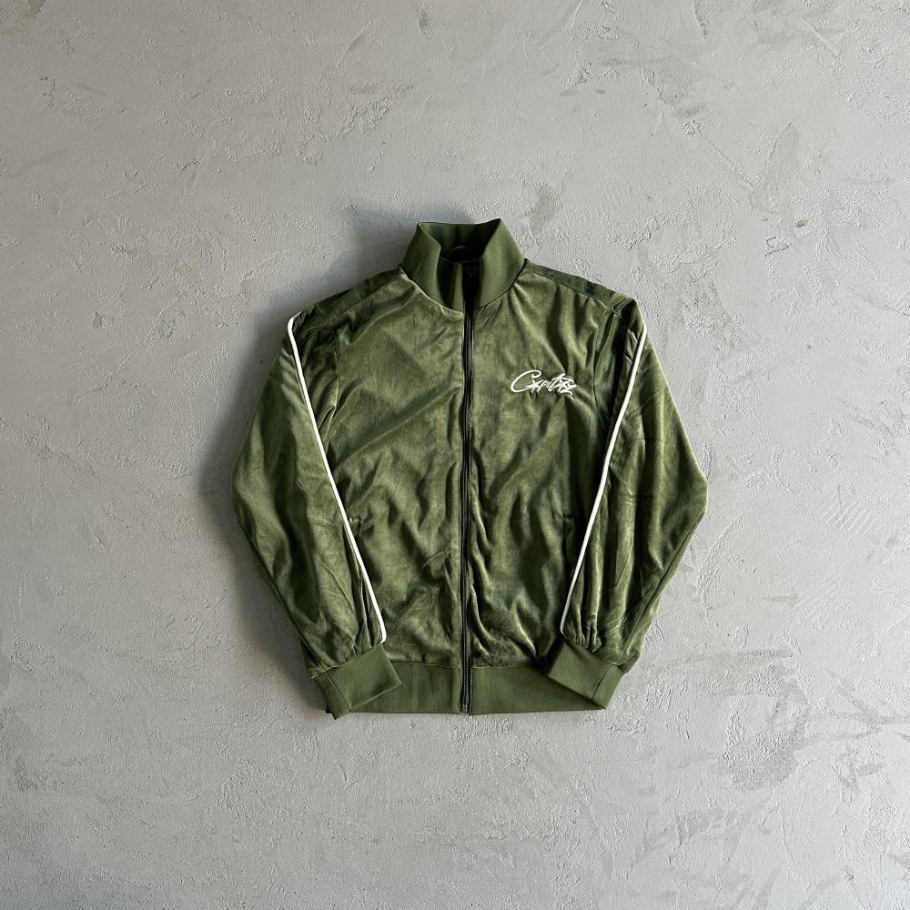 Velor track set – Green