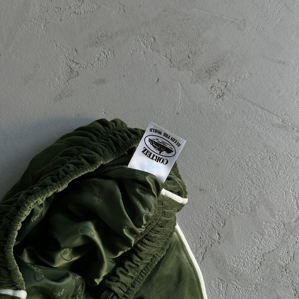 Velor track set – Green