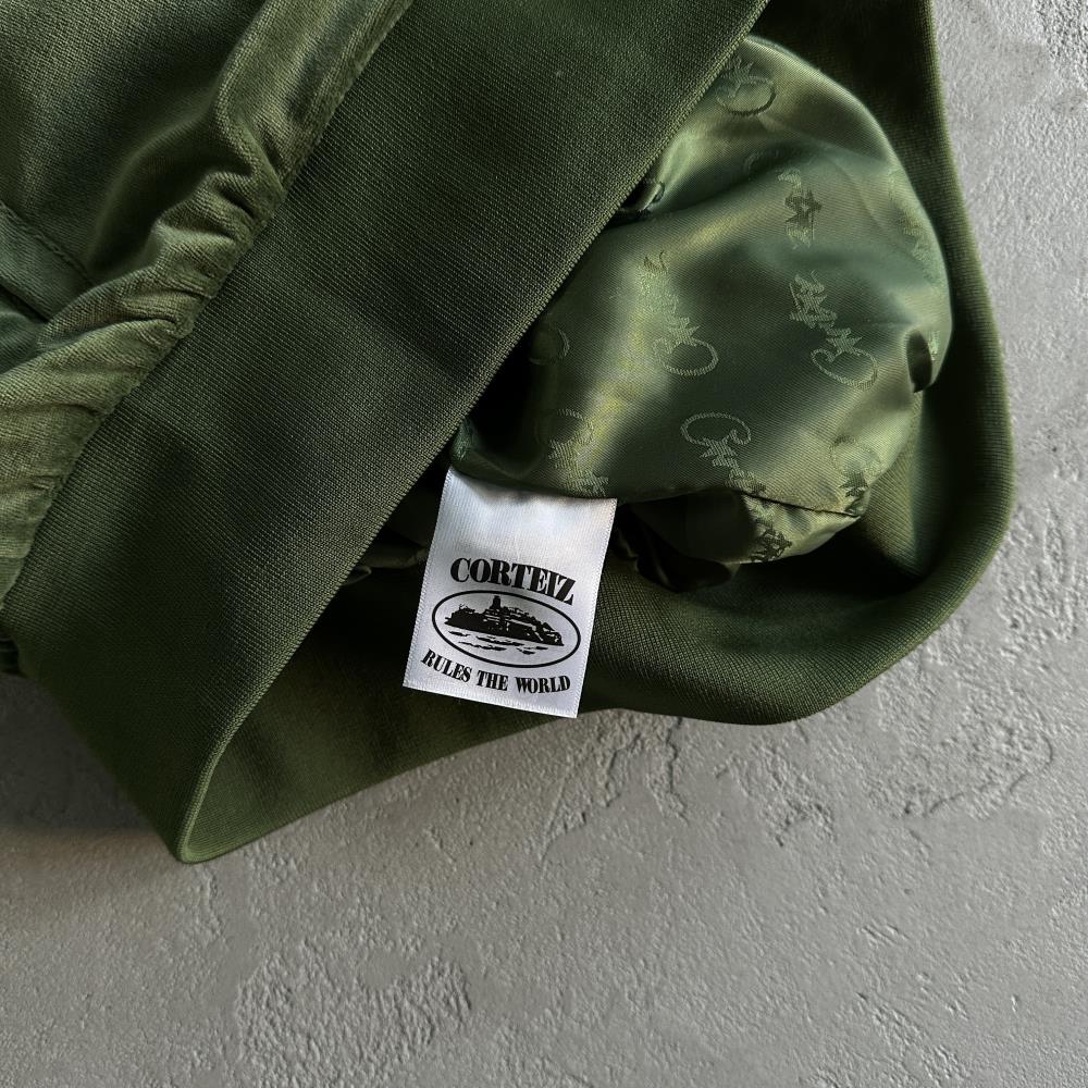 Velor track set – Green