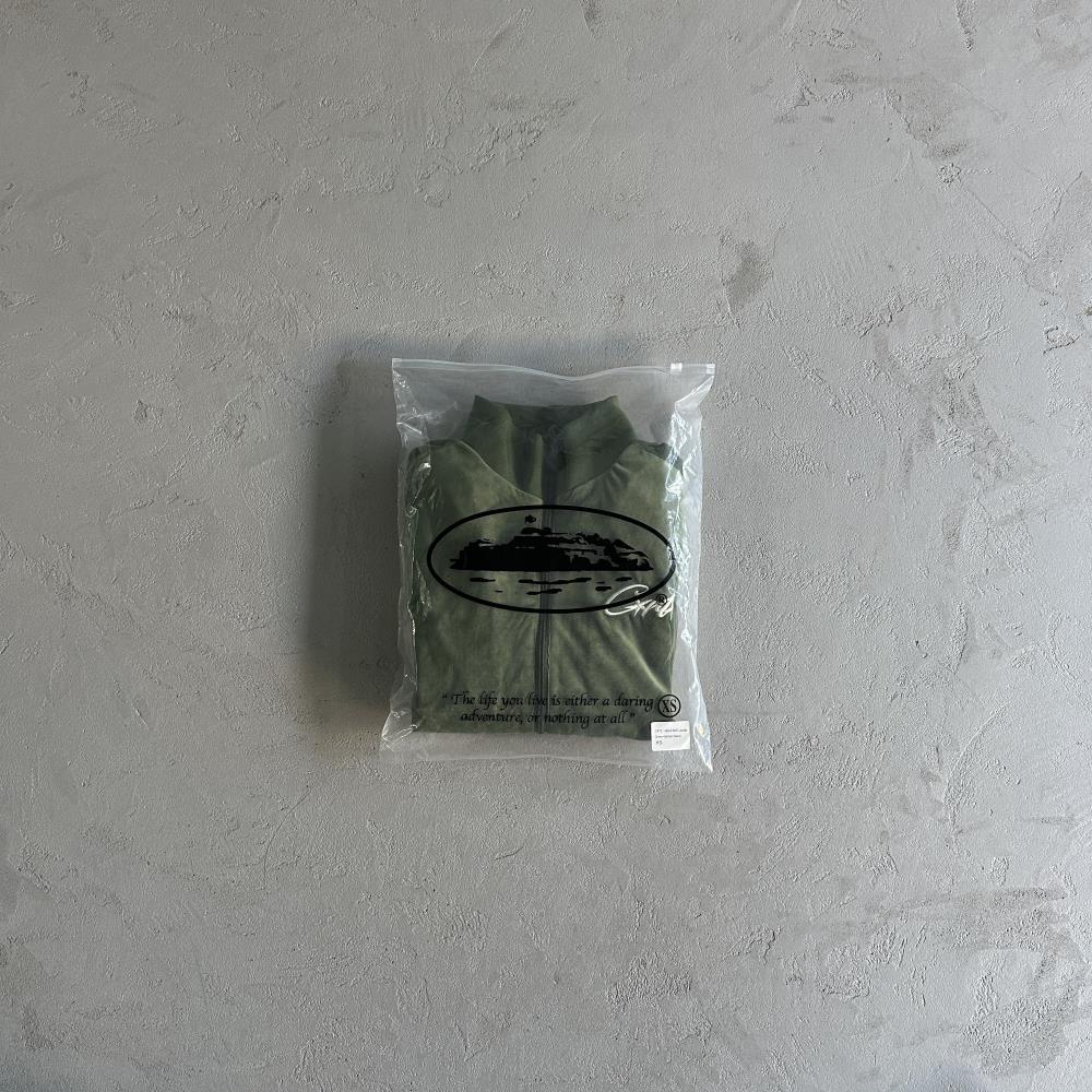 Velor track set – Green