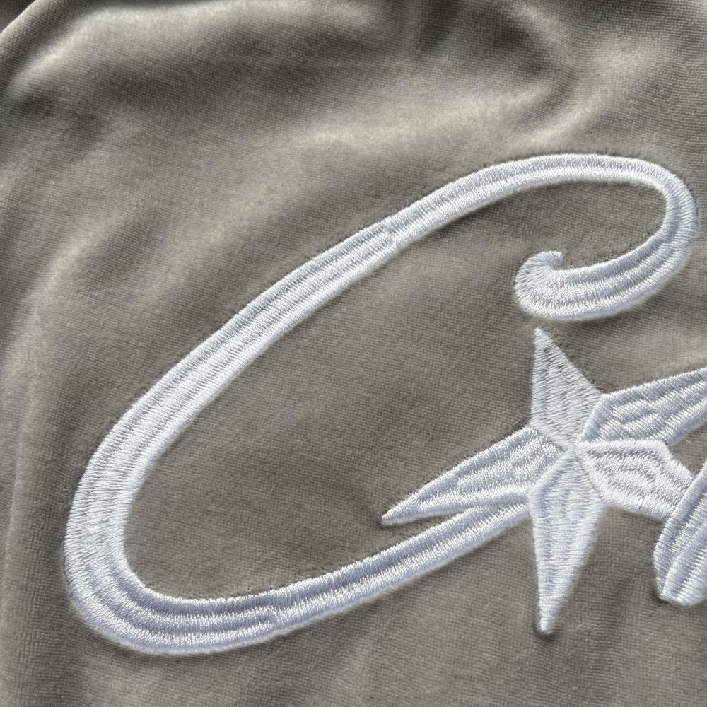 Velvet Track Set - Gray