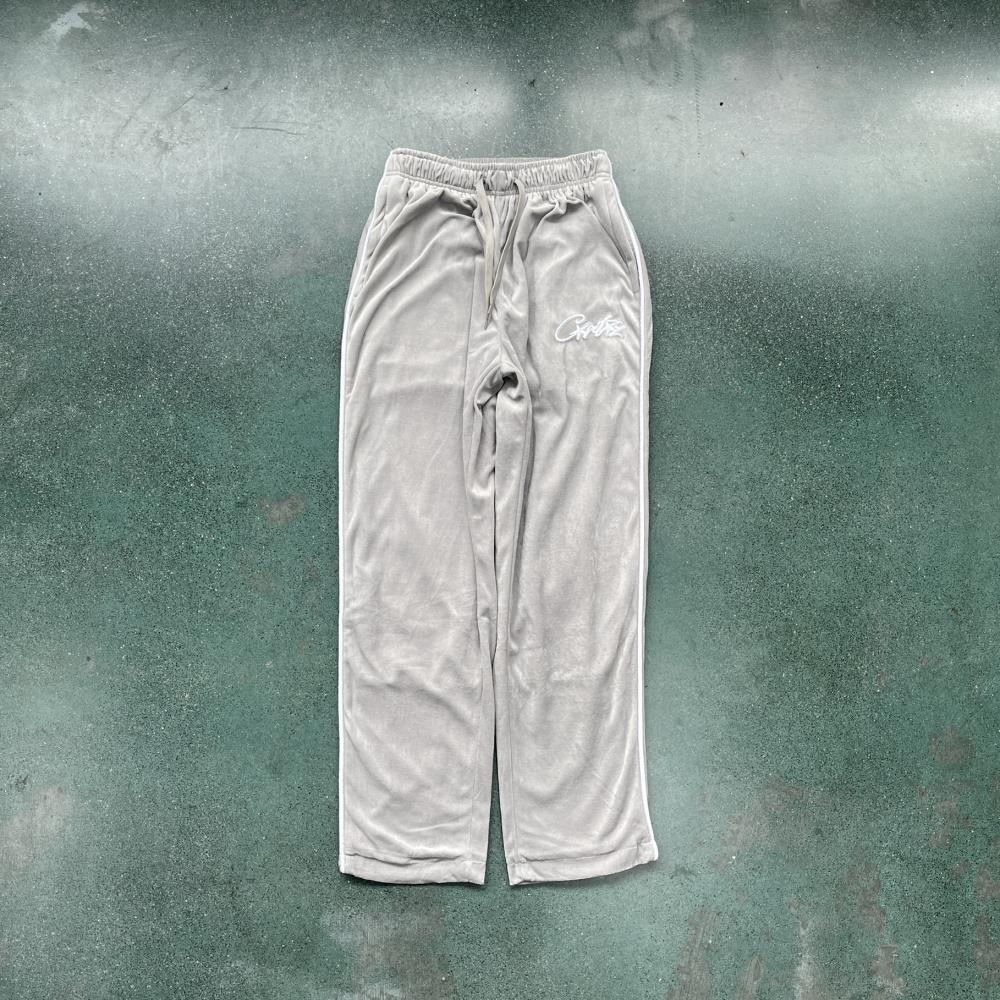 Velvet Track Set - Gray