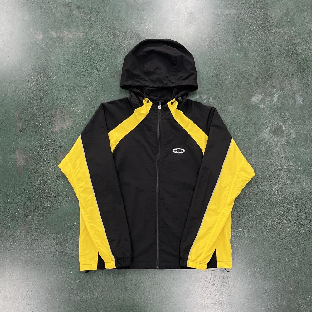 Yellow and black jacket