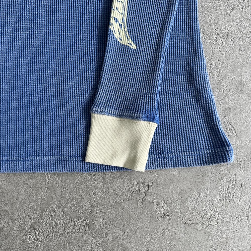 gasolina waffle washed long sleeves