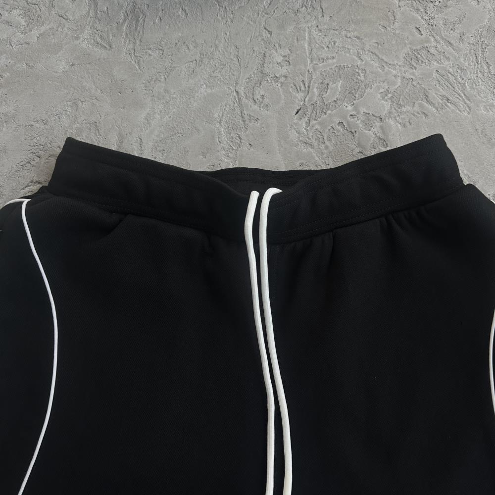 island pique polo set -black