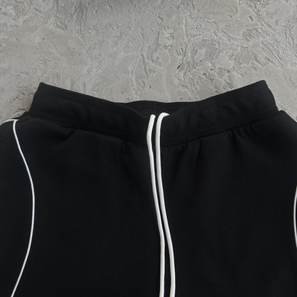 island pique polo set -black