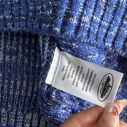 mixed yarn allstarz sweater-blue