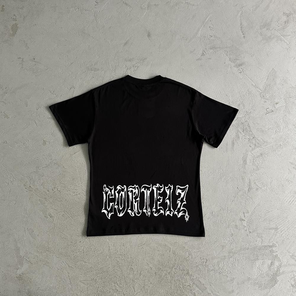 Metal Sanskrit letters tee