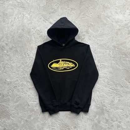 ALCATRAZ HOODIE -Black and yellow