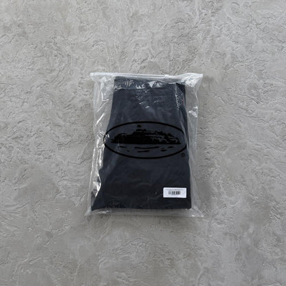 LUNDUN STITCH OPEN HEM -black and red
