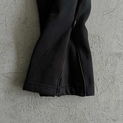 sy round neck suit-black tracksuit