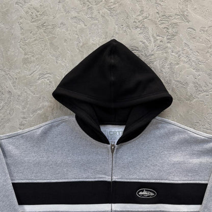 RIBBED SPORTEIZ ZIP HOODIE