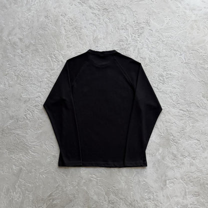 SOPHOMORE RAGLAN LS -BLACK