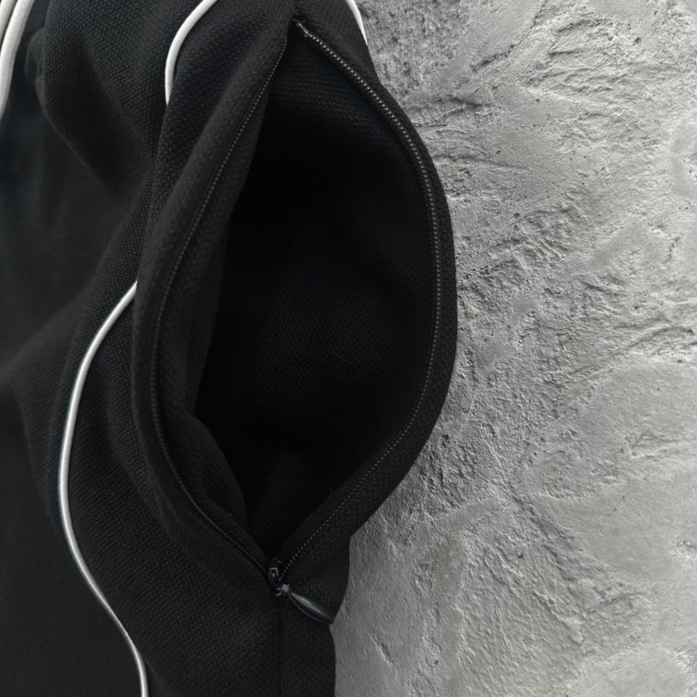 island pique polo set -black