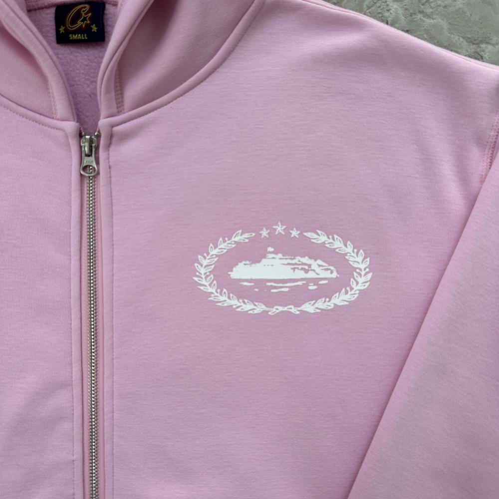 superior royale zip set-pink
