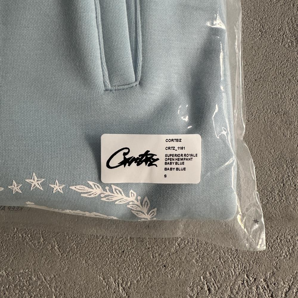 superior royale zip set-blue