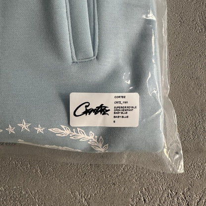superior royale zip set-blue