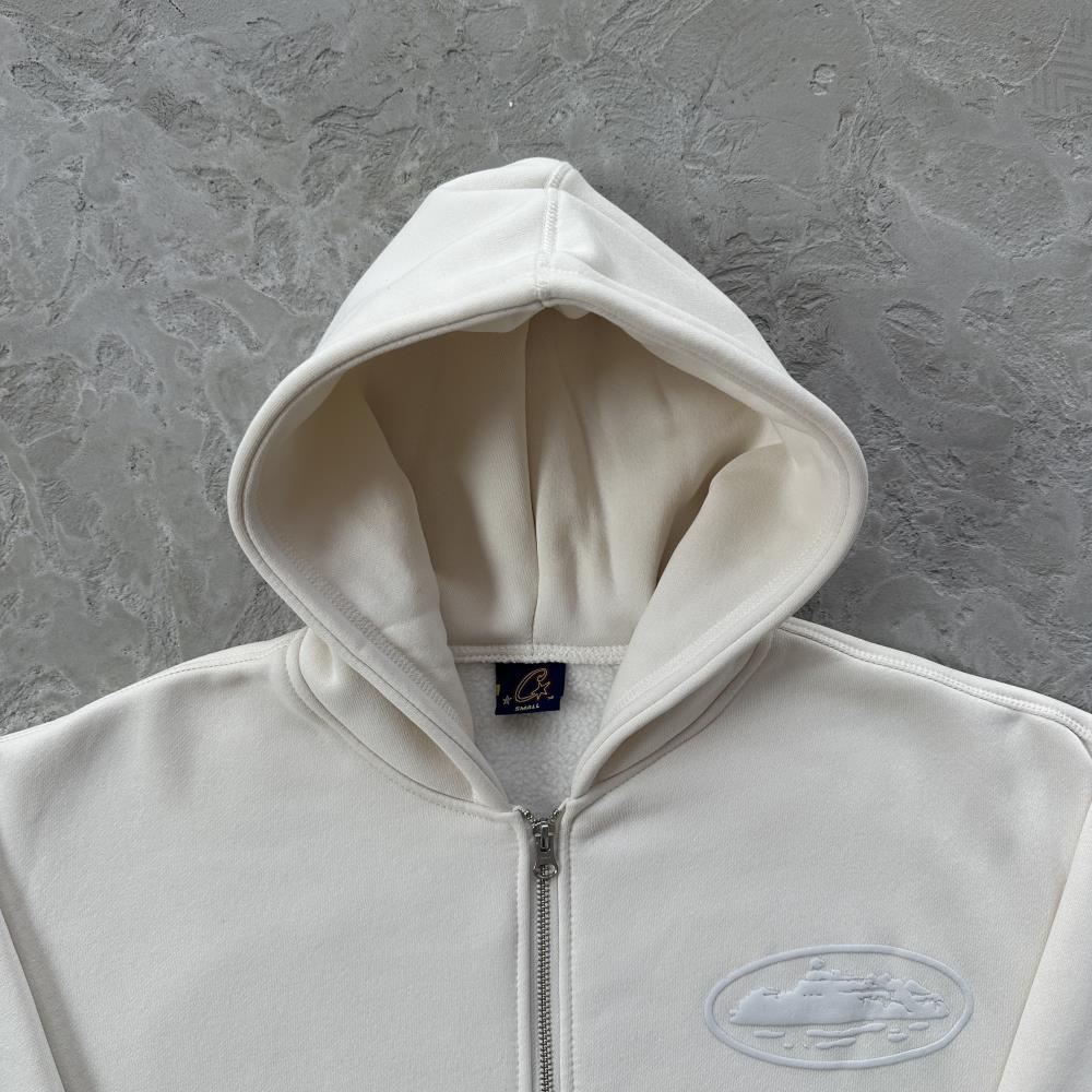 ISLAND PUFF PRINT ZIP SET [OFF WHITE]