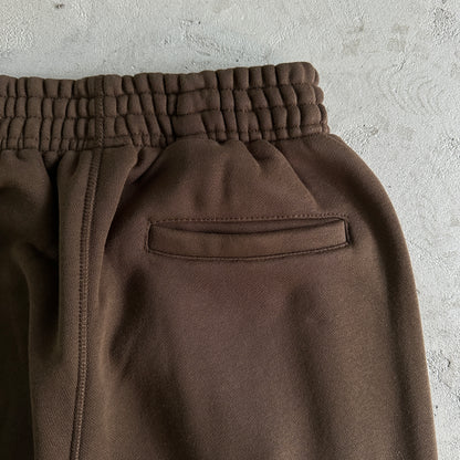 island puff print zip set-brown
