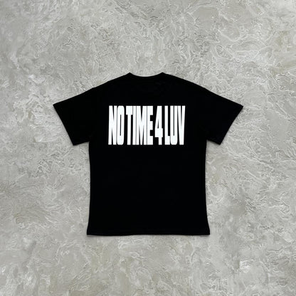 no time 4 luv tee-blac