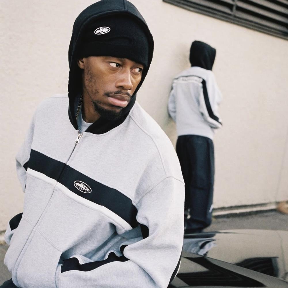 RIBBED SPORTEIZ ZIP HOODIE