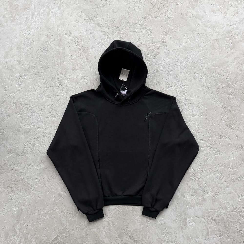 ME glide overlock trackie-black