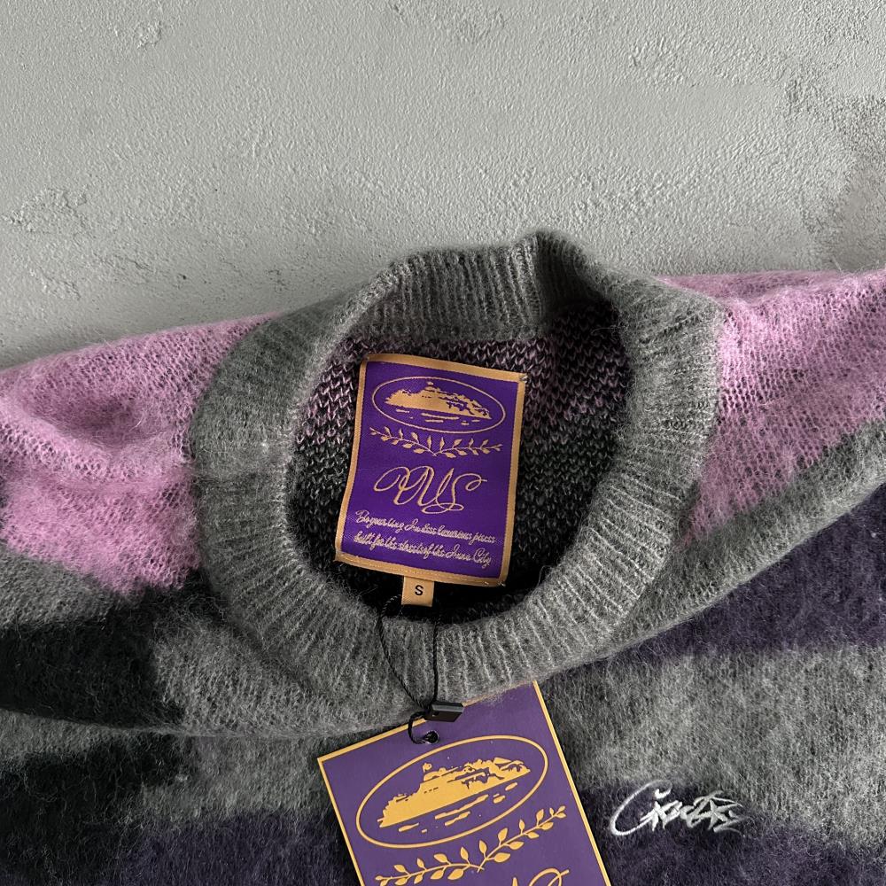 Mohair Purple Camo Knitted Jumper