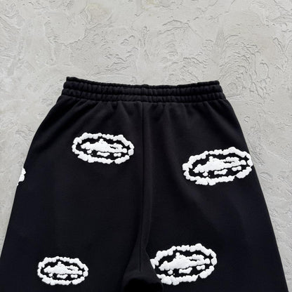 Cor X DenTears Zip Up Hoodie+DenTears Island Wreath Sweatpant -black