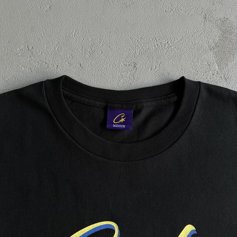 GRADIENT CARNI TEE-yellow blue