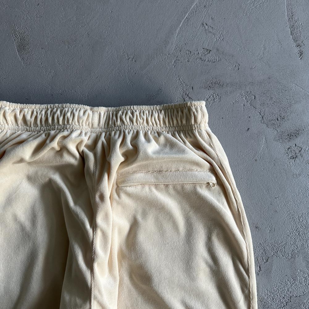 Velor track set – Cream