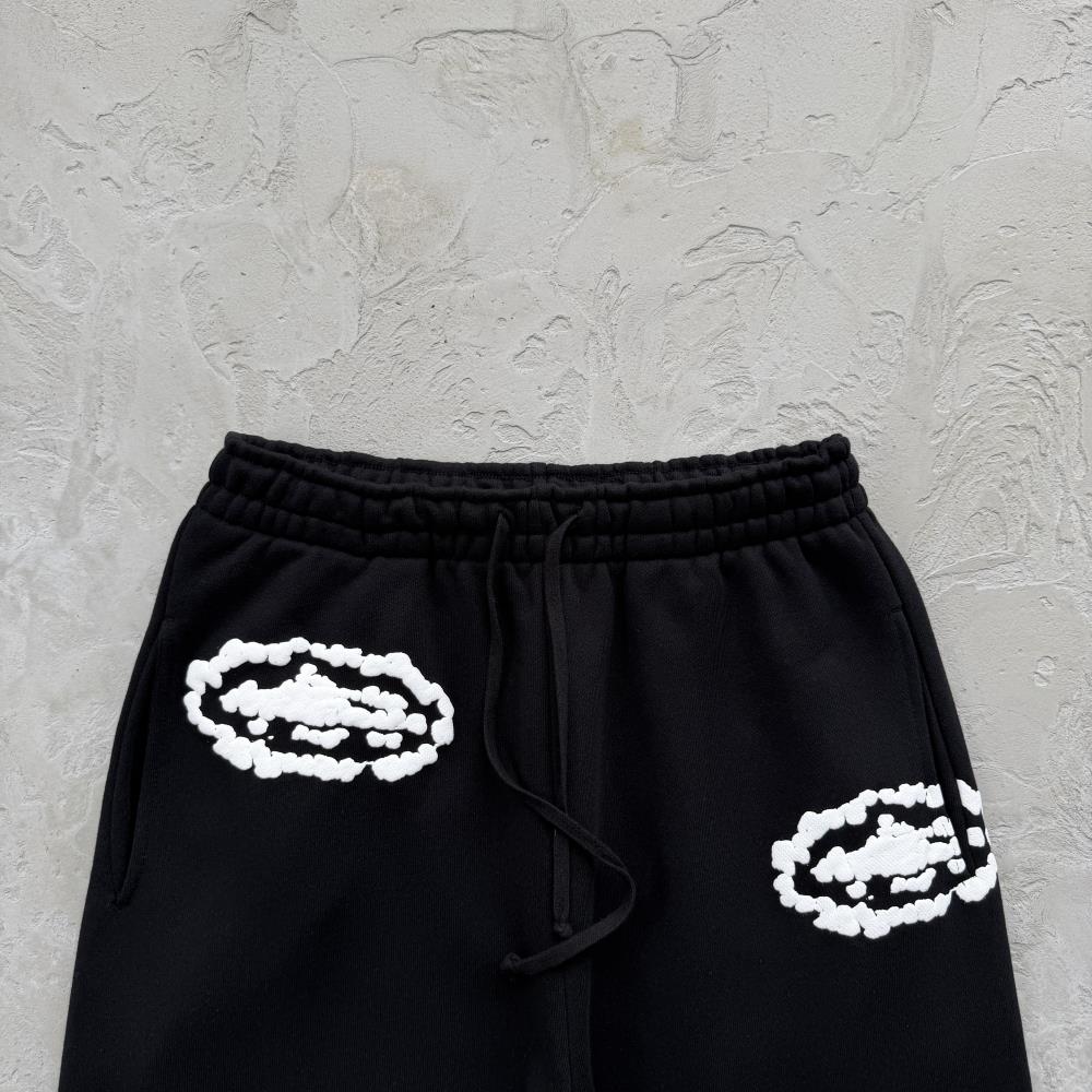 Cor X DenTears Zip Up Hoodie+DenTears Island Wreath Sweatpant -black