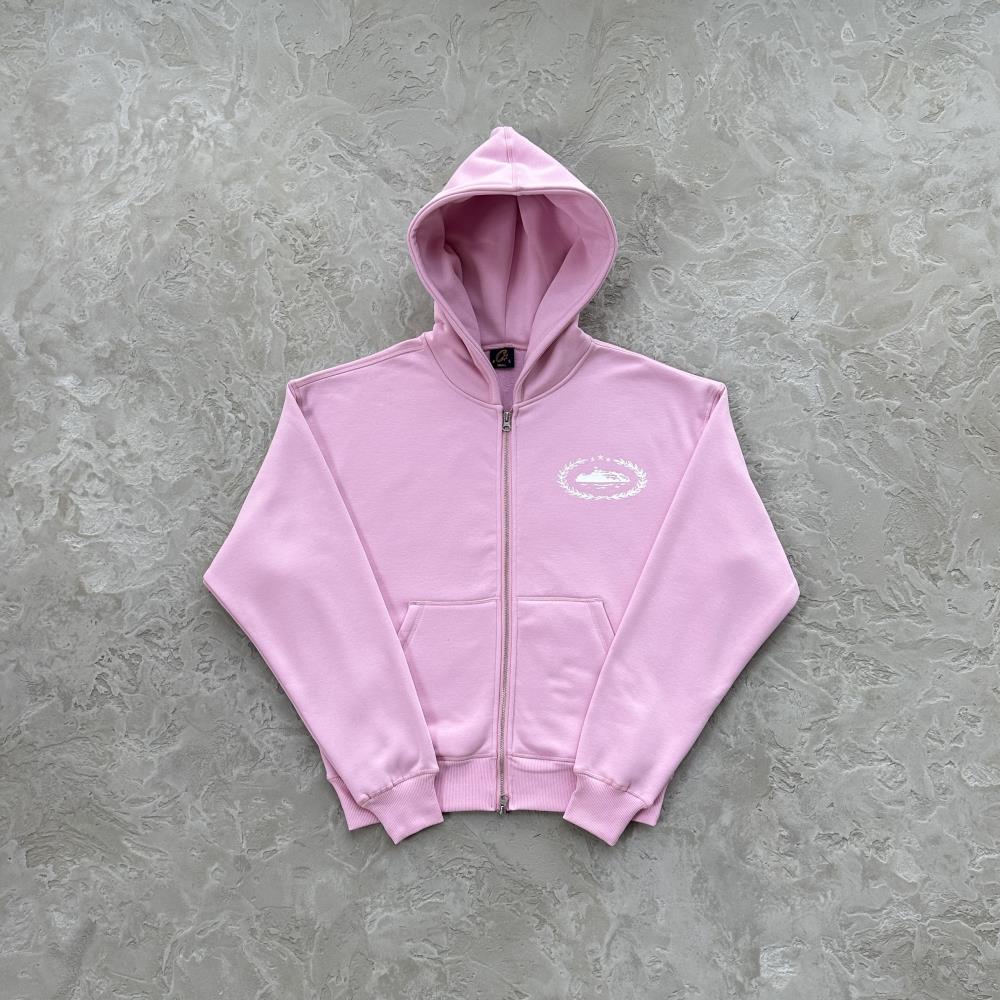 superior royale zip set-pink