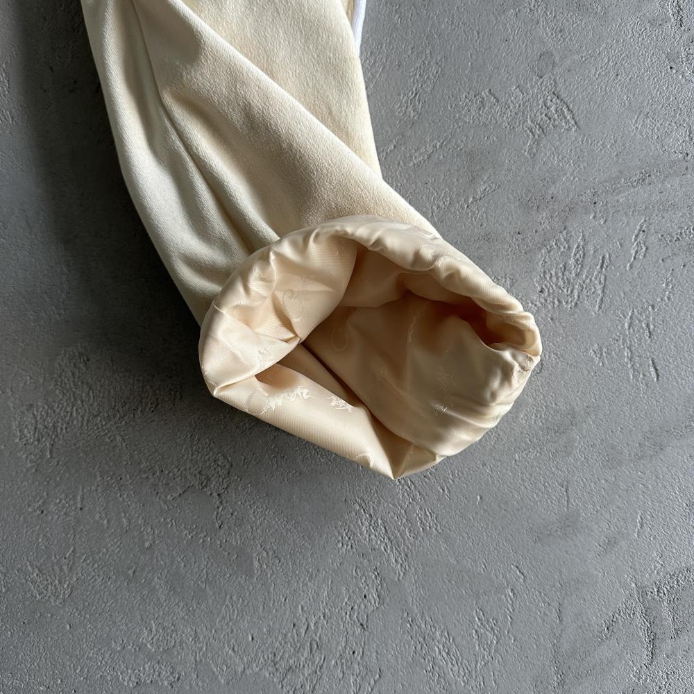 Velor track set – Cream