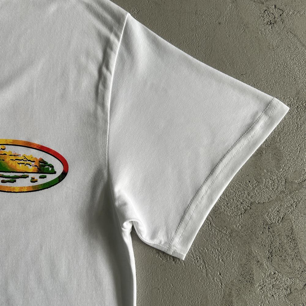 rainbow island short sleeves-White
