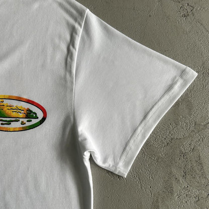 rainbow island short sleeves-White